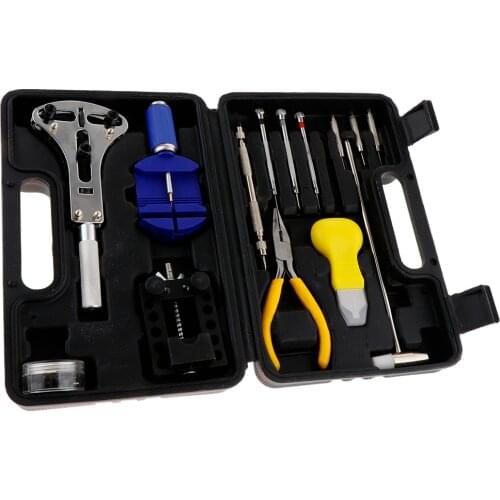 37pcs Professional Watchmaker Watch Repair Tools Kits Accessory Set
