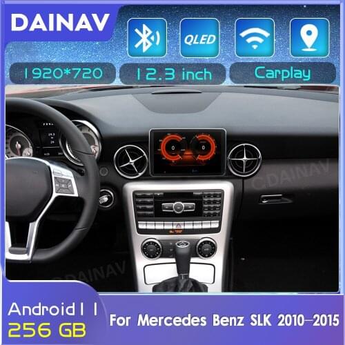 Android 11.0 8+256GB car radio GPS Navigation For Mercedes Benz SLK 2010-2015 Multimedia Player Stereo