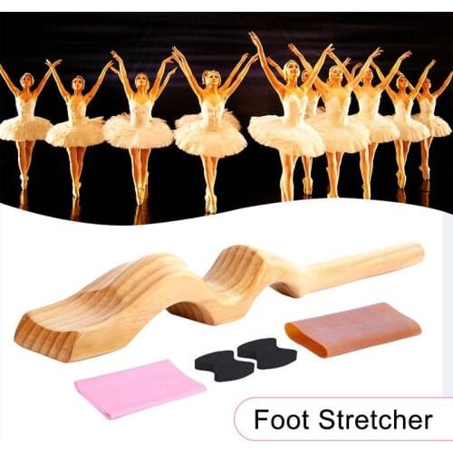 Ballet Foot Stretcher Wooden Arch Enhancer Elastic Foam Pad For Gymnastics Dancer Device Instep Professional Ballet Accessories
