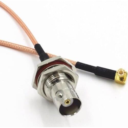 BNC Female Jack To MCX Male Plug RF Connector 15cm RG316 Cable For WIFI Adapter Wire