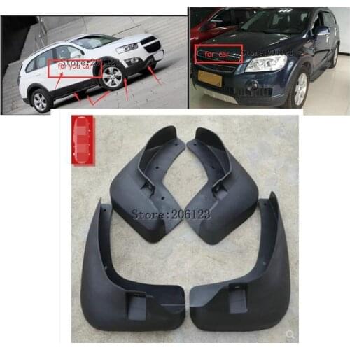 For Chevrolet / Holden Captiva 7 CG 2006-2015 Mudflaps Splash Guards Front Rear Mudguards Fender 2007 2008 2009 2010 Mud Flaps