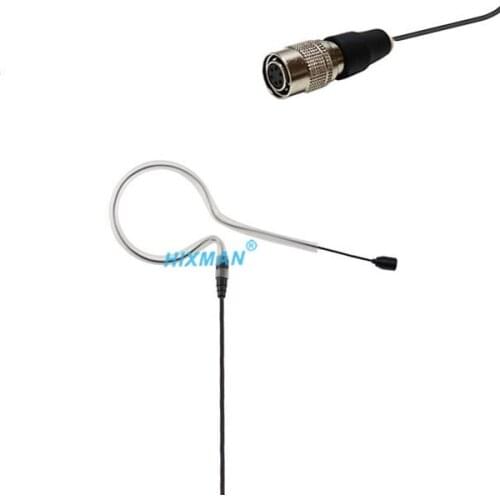 HIXMAN Black EM2-SA Children Earset Single Ear Omni Headset Microphone For SAMSON BT3 CT2 TX-3 UT4 UT5 UT6 Beltpack Transmitter