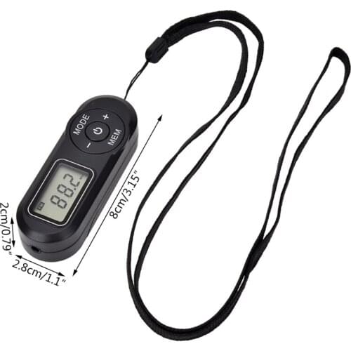 Digital Pocket FM Radio Portable FM Radio Receiver FM Receiver Portable Radio T3LB