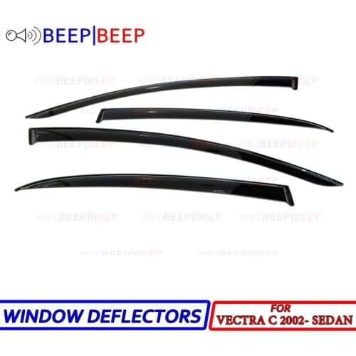 For Opel Vectra C 2002-2008 Sedan car window deflectors car wind deflector sun guard rain vent visor cover styling accessories