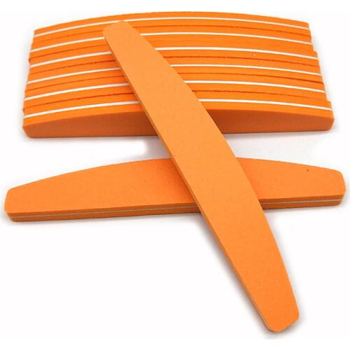 50Pcs Double Sided Nail Files Sanding Buffer Block Sponge Pedicure Manicure 100/180 Nail File Art Accessories Care Beauty Tool