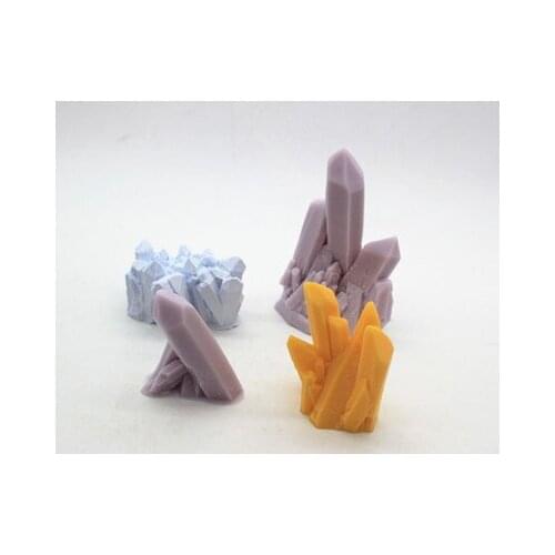 Coral / diamond crystal column iceberg aromatherapy silica gel mold mould kitchen tools