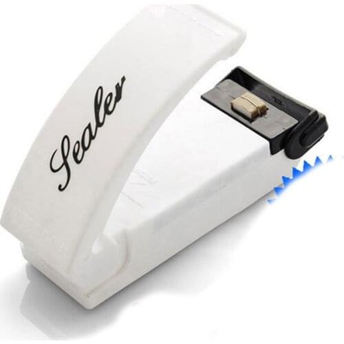 Pocket Portable Sealing Machine Heat Sealer Closer Vacuum Food Sealer Heat Bag Clips Plastic Bag Sealer Kitchen Travel Tool