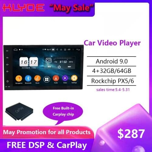 KD-9058 KLYDE New Android 9.0 System Car video player full touch CAR radio For Corolla 2019-2020 With Wifi bluetooth DSP Audio