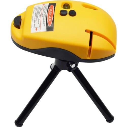 Laser Leveler Construction Marker Tool Vertical Horizon Lines Nivel Lazer Beam Mouse Style Bubble with Tripod for Level