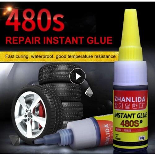 Mighty 480S Tire Repair Glue Adhesives Sealers Super Caulk Car Rubber Repair Tire Glue Window Speaker Seal Tire Repair Glue