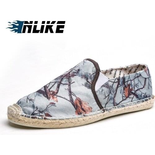 Soft Rubber Outsole Driving Shoes Summer Hemp Mens Flats Fashion Hot Sale Doug Shoes