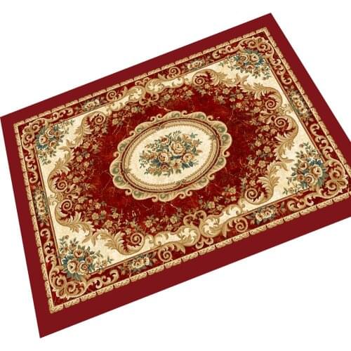 European style Kitchen Living Room Floor Mat Polyester Non-Slip Doormat Rugs Front Door Mat Home Decorative Bathroom Carpet