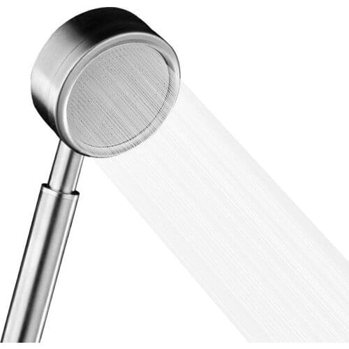 304 Stainless Steel Shower Sprinkler Head Pressurized Hand-held Showerhead