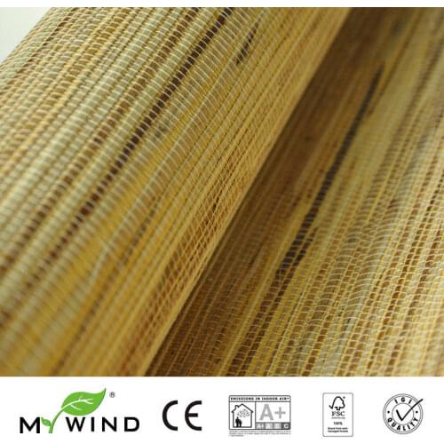2019 MY WIND Grasscloth Wallpaper raw jute Abstract Plain 3D Wallpaper Luxury Wall Paper For Bedroom Living Room Home Decor