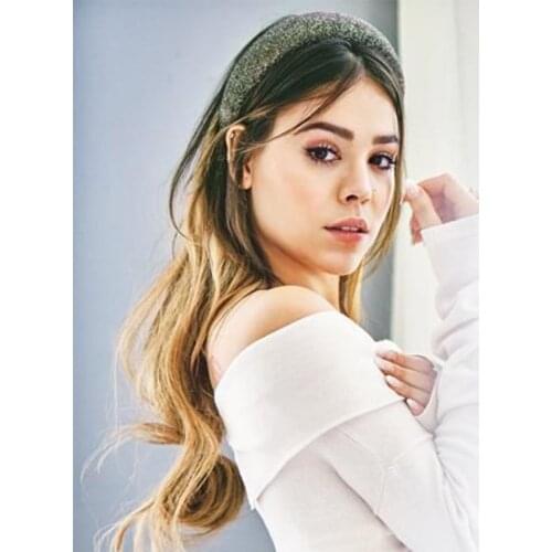 New Sponge Headband Gold Wire Wide Brim Hairband Ladies Fashion Hair Accessories Girls Simple Hair Hoop Boutique Trendy Headwear