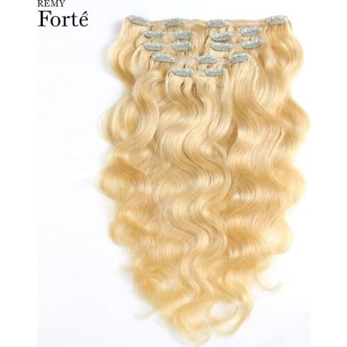 Клипсы для наращивания волос Remy Forte China At AliExpress