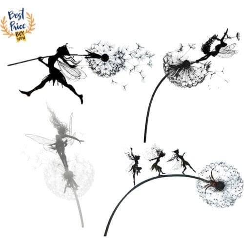 Fairy Garden Garden Decoration Outdoor Exterior Garden Ornaments Statue Sculptures Wonderland Home Courtyard Metal Decoration