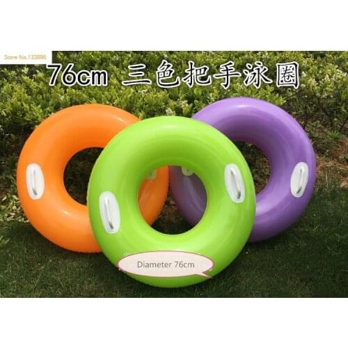 Wholesale 76cm swim ring life buoy life ring with handle
