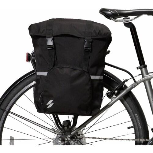 15L Bike Tail Rear Seat Trunk Bag Bicycle Saddle Bag Rack Side Panniers Pouch