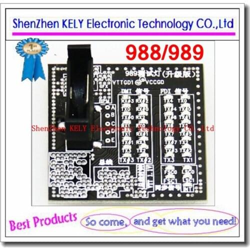 Laptop 988 989 CPU black socket tester for I3,I5,I7 laptop motherboard with LED