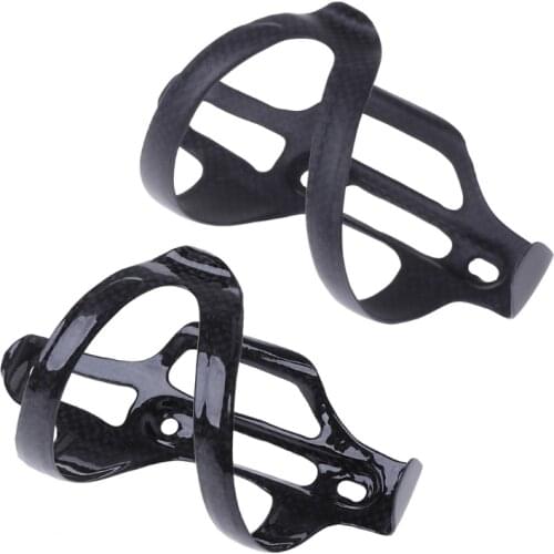 Full Carbon Fiber Bicycle Bike Water Bottle Holder Adjustable Side Open Cage Kit Bike Accessories