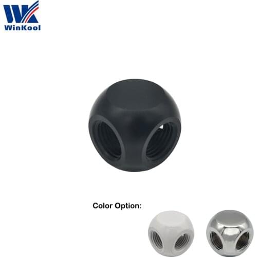 WinKool G1/4" Threads 3-WAY 4-WAY Connector Tee Fittings Splitter for Water Cooling