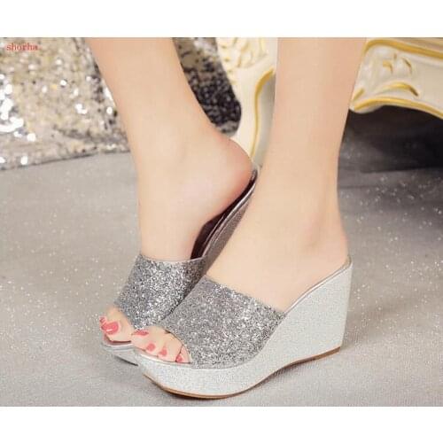 New Arrival Shoes Woman Summer Flip Flops Super High Heel Wedges Platform Women sandals Designer Womens sandals