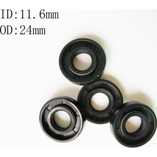 1PCS 11.6X24X10 11.6X24X5MMNBR Shaft Skeleton Oil Seal TC Nitrile Rubber Ring Gasket