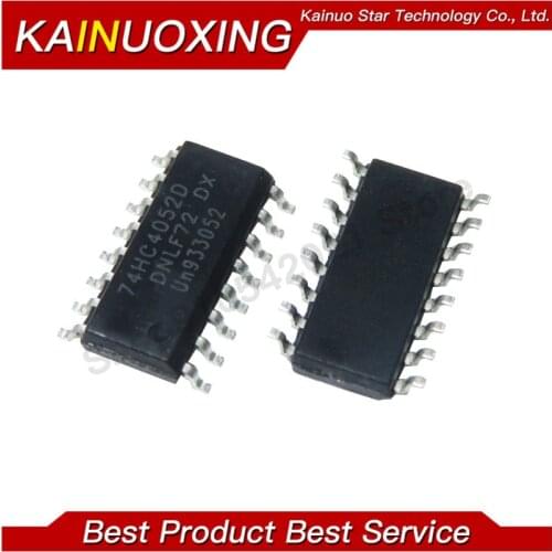 10PCS 74HC4052D SOP16 74HC4052 SOP SN74HC4052DR SOP-16 SMD new and original IC