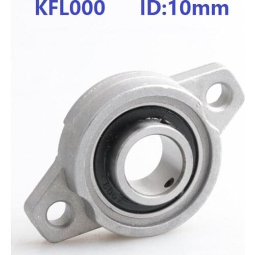 20pcs/lot KFL000 10mm Bore Diameter Zinc Alloy Bearing Units 10 mm Flange Pillow Block Bearing Bracket For CNC FL000