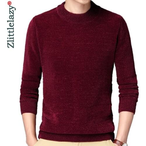 2020 brand new casual knitted solid sweater men pullover clothing fashion clothes knit winter warm mens sweaters pullovers 91531