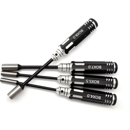 4PCS Hexagon Socket Screwdriver DIY Tool 4.0mm 5.5mm 7.0mm 8.0mm for RC Vehicle Car Drone Helicopter Airplane DIY Parts