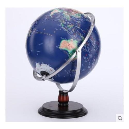 720 degree rotating 32 cm three-dimensional relief globe students high-definition map globe office study home furnishings Globe