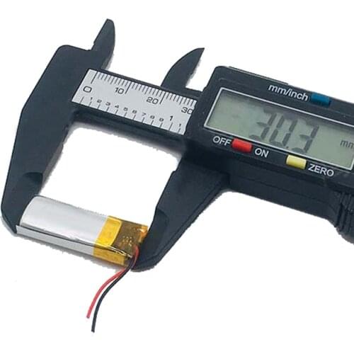 501230 3.7v 130mAh 30mm*12mm*5mm Size Rechargeable Jabra BT150 Earphone Battery Accumulator AKKU