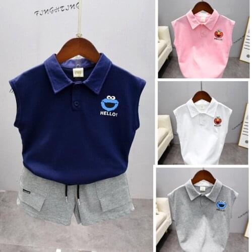 Children Clothes Fashion Summer Baby Girls Clothing Boys Sports T-Shirt Shorts 2Pcs/Sets Toddler Cotton Costume Kids Tracksuits