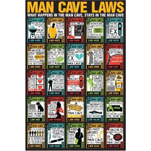 Home Decor Painting Wall Art Canvas Print Poster Man Cave Posters Living Room Decor Artwork