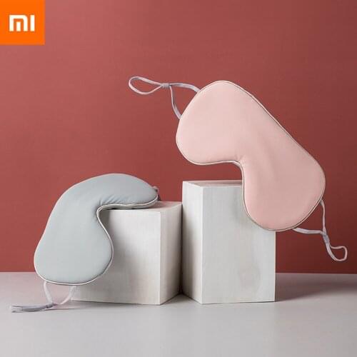 Xiaomi Double-sided Silk Sleep Eye Mask & Blindfold with Elastic Strap Soft Eye Cover Eyeshade for Night Sleeping, Travel, Nap