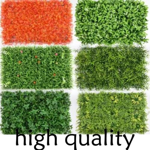Artificial Plant Flower Simulation Grass Lawn Wall Home Decoration Fake Grass Board Wedding Garden Mariage Party Garden Decor