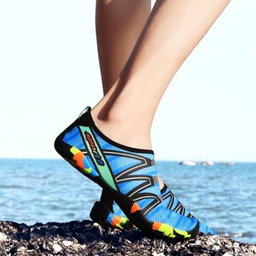 Big Size Yoga Sneakers Swimming Water Aqua Shoes Men Women Beach Camping Shoes Adult Unisex Aqua Flat Walking Lover Sport Shoes