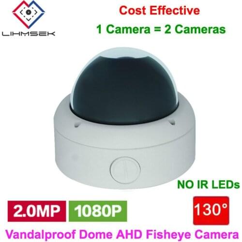 Lihmsek 2MP 1080P CMOS 130 degree Analog cctv Dome IR Fisheye lens for cctv camera 1200TVL AHD Camera Security Product