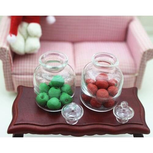 Multi Styles Mini pot Simulation Furniture Bottle Pot for Kichen Doll House Decoration 1/12 Dollhouse Miniature Accessories