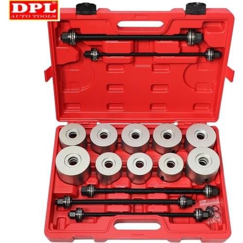 28pcs Master Press and Puller Sleeve Kit Bearings Bushes Seals Removal Tool car repair