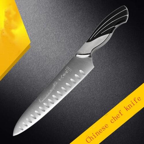 New Sharp japanese kitchen knife 7" chef knife multifunctional stainless steel meat Cleaver Filleting Knives kitchen accessories