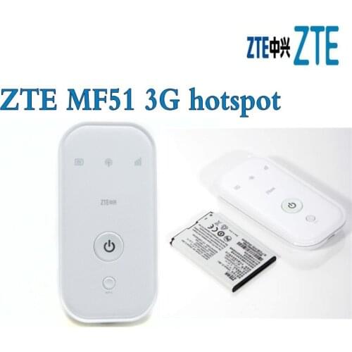 Unlocked ZTE MF51 HSPA 7.2Mbps Mifi Router Mobile Pocket WIFI