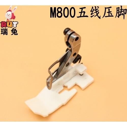 Forpegasus M800 Seaming Overlock Sewing Machine Iron Handle Plastic Five Thread Presser Foot