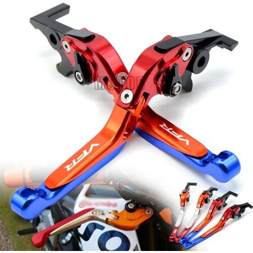 Motorcycle CNC Foldable Brake Clutch Levers For Honda VFR750 1991-1997 VFR800 VFR800F 2002-2017 Adjustable Folding VFR 750 800 F