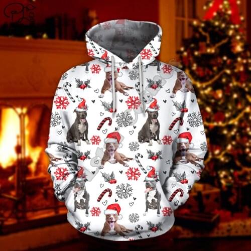 PLstar Cosmos Merry Christmas Santa Claus 3D Printed Hoodies Sweatshirts Zip Hooded For Men And Women Casual Streetwear Style-18
