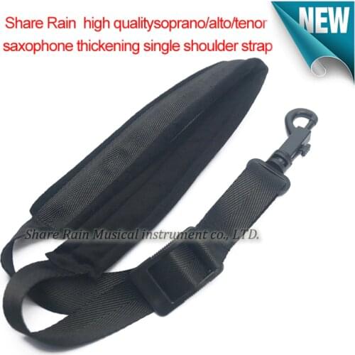 High quality soprano/alto/tenor saxophone thickening single shoulder strap/strap/belt/neck