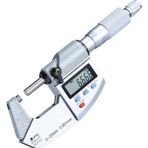 0.001mm 0-25mm Diesel Common Rail Injector Shims Testing Digital Micrometer for Measuring Auto Car Injection Spare Parts