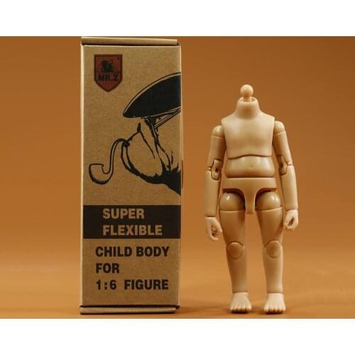 1/6 scale soldier child body super flexible model body 7’’action figure body accessories